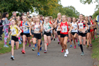 Girls under-15s 3 stage road relay, 2017 ERRA 6 and 4 Stage and Junior Relays. Photo:  David T. Hewitson/Sports for All Pics